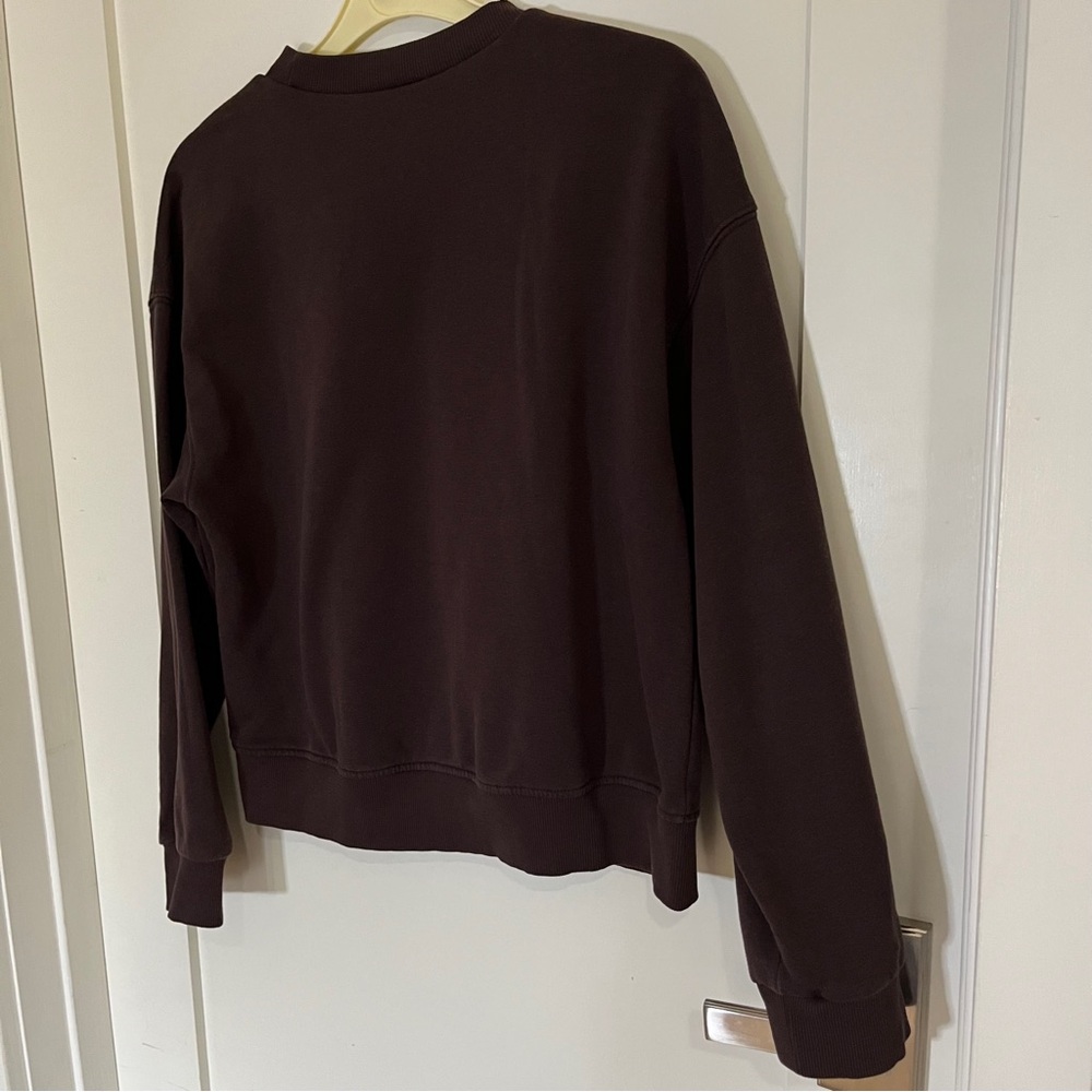 H&M (Divided) Chocolate Brown Cosy Crewneck Sweatshirt. Women's XS - Picture 2 of 9